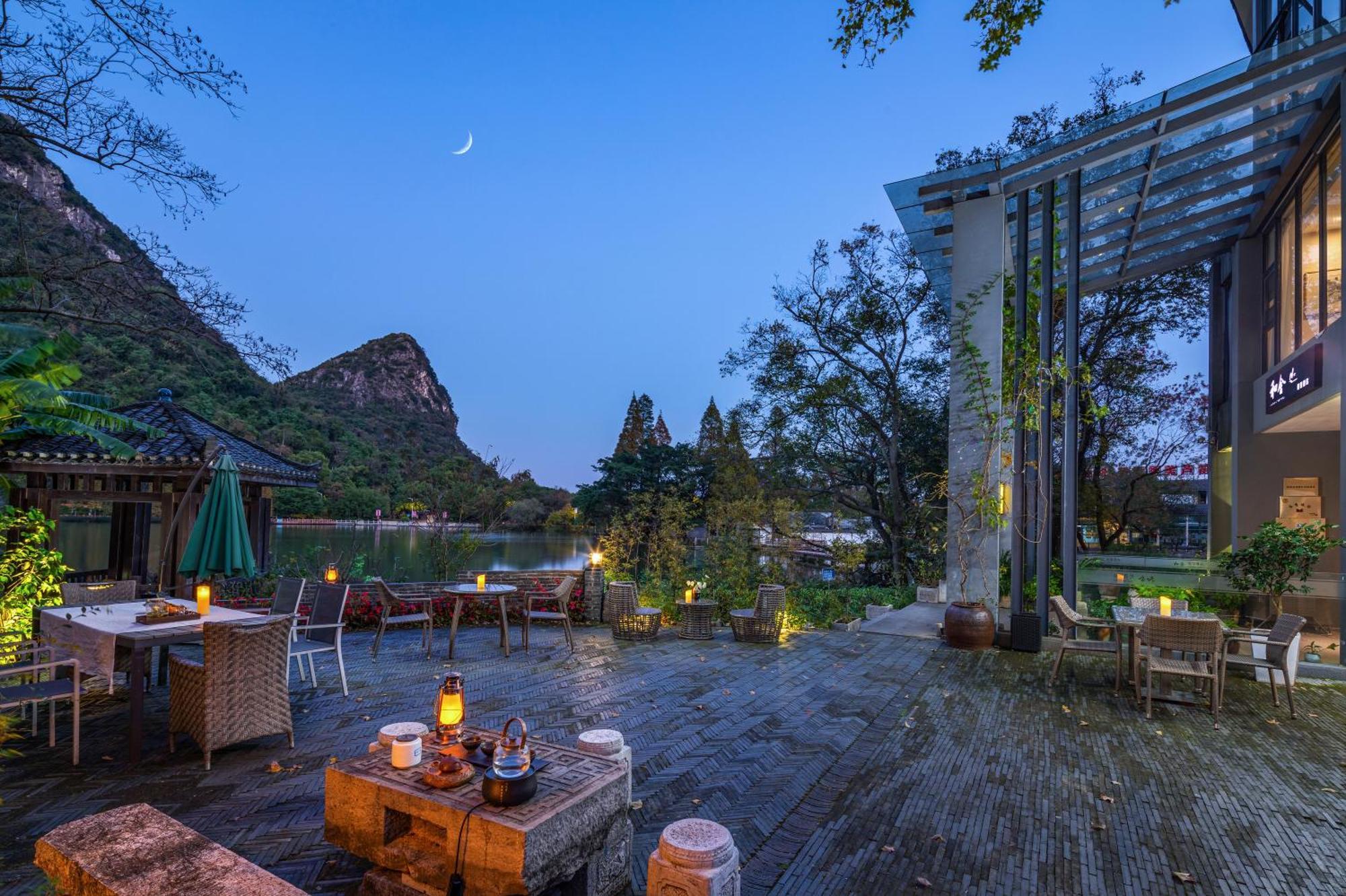 Guilin Heshe Lakeside Resort-Free Pick Up Service Stay Two Nights المظهر الخارجي الصورة