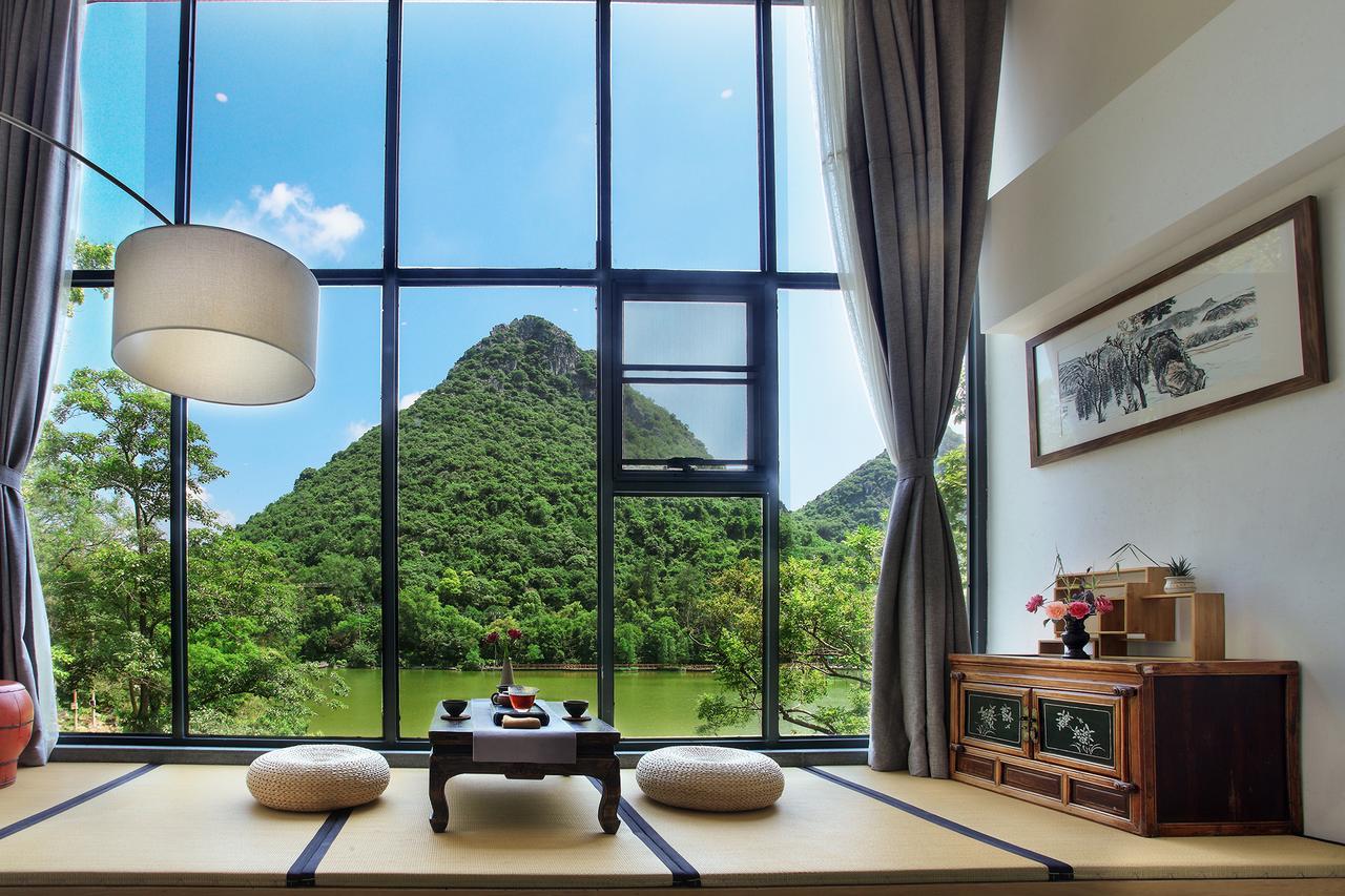 Guilin Heshe Lakeside Resort-Free Pick Up Service Stay Two Nights المظهر الخارجي الصورة